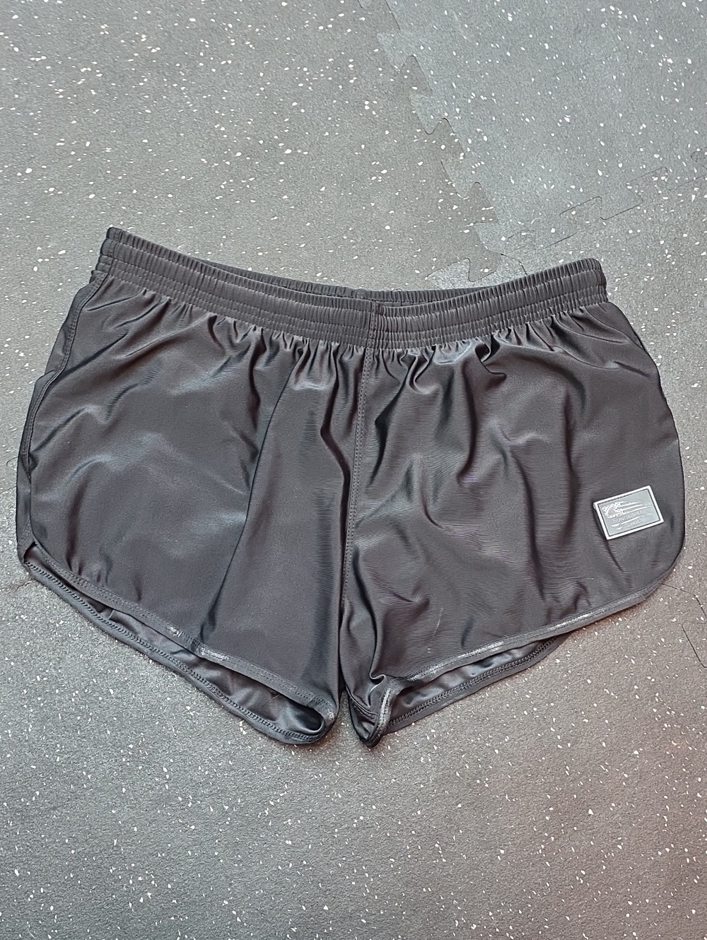 Black Mens Athletic Shorts - Silkies